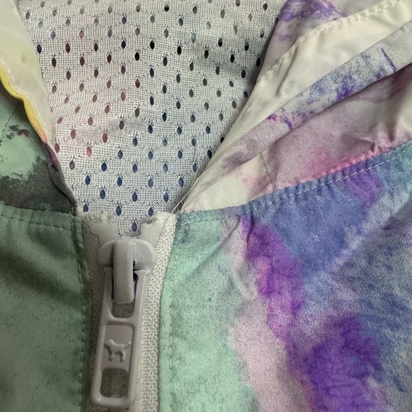 Rare PINK WaterColor Anorak WindBreaker Jacket - Picture 3 of 12